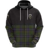 MacMillan Hunting Modern Clan Half Of Tartan Zipper Hoodie